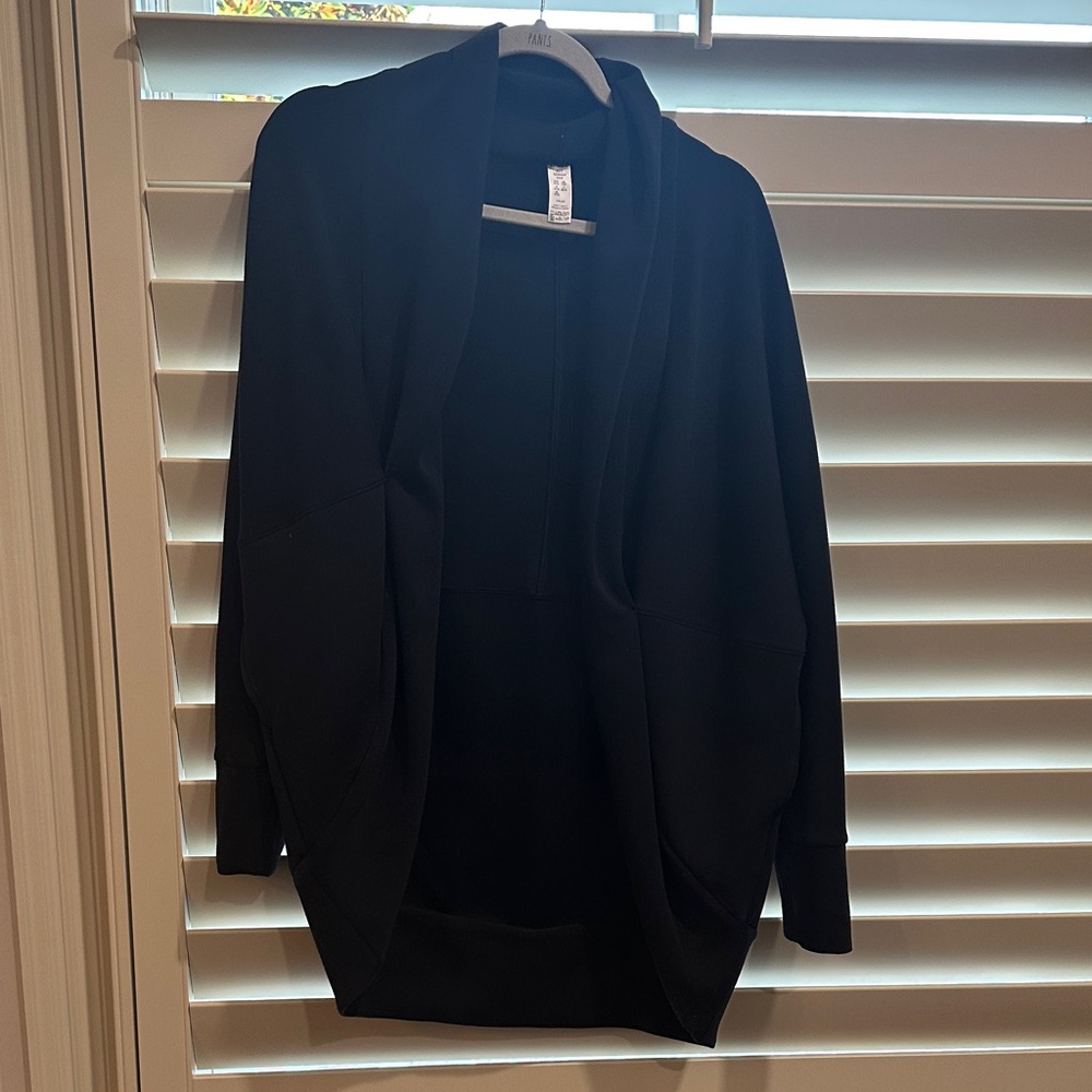 SPANX Black Jacket worn once .. size - XS/SM